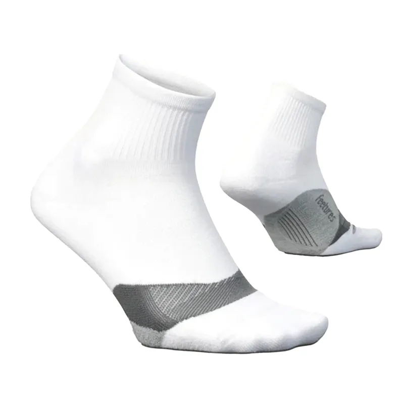 Feetures Elite Light Cushion Quarter in White-1