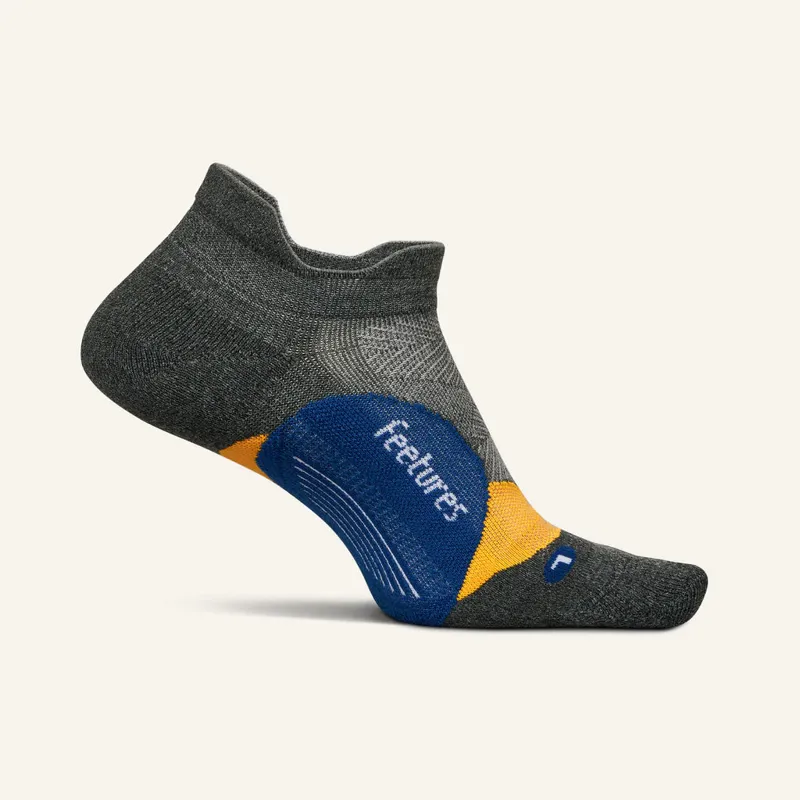 Feetures Elite Light Cushion Running Tab Sock in Iron Seal-4