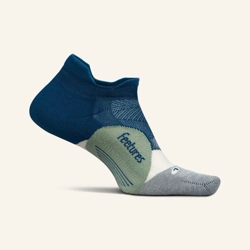 Feetures Elite Light Cushion Running Tab Sock in Midnight Woods-4
