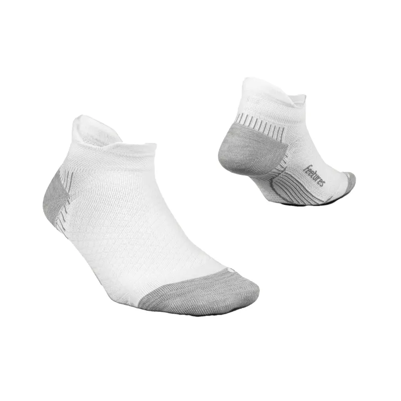 Feetures PF Relief Ultra Light No Show Tab in White-1