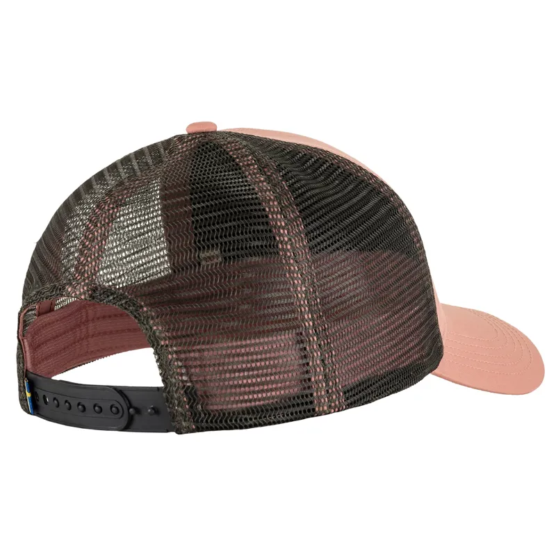 Fjallraven 1960 Logo Langtradarkeps Hat in Dusty Rose-1