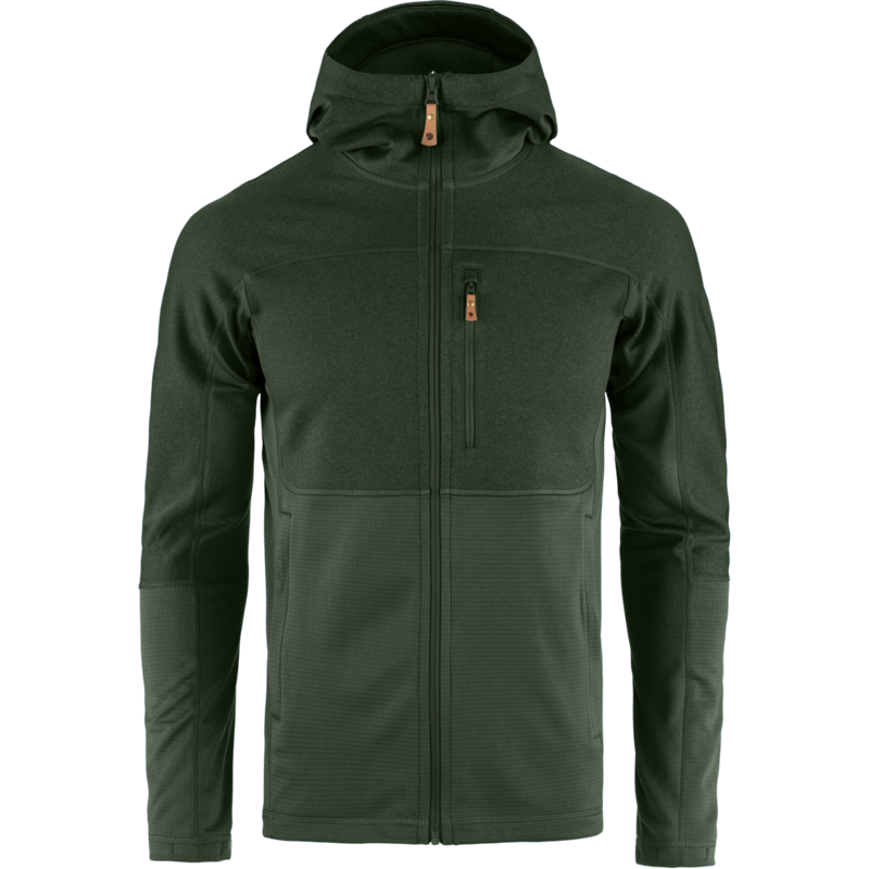 Fjallraven Abisko Trail Fleece Mens in Deep Forest