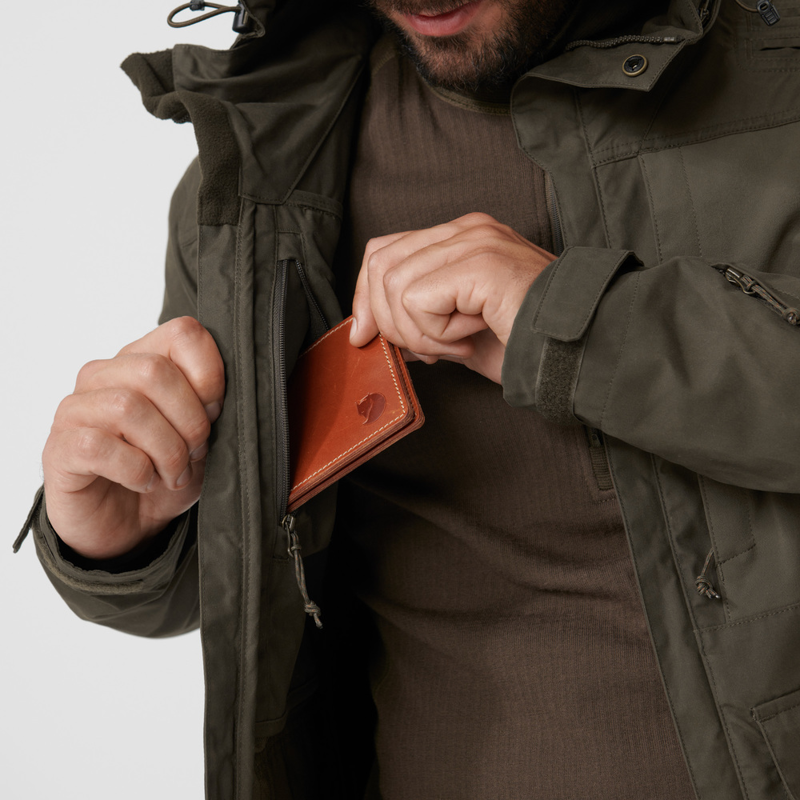 Fjallraven Lappland Hybrid Jacket Mens in Dark Olive-6