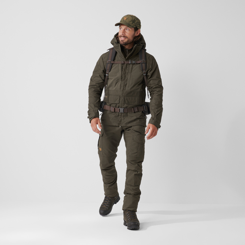 Fjallraven Lappland Hybrid Jacket Mens in Dark Olive-3