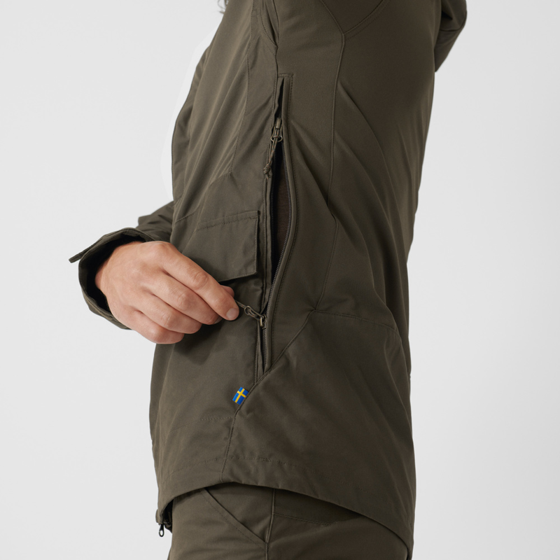 Fjallraven Lappland Hybrid Jacket Mens in Dark Olive-10