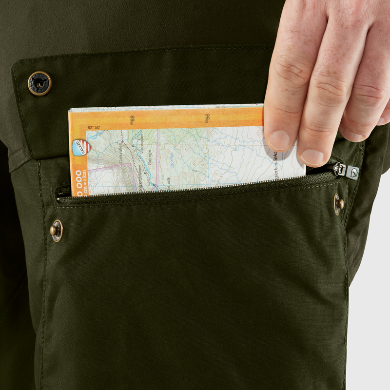 Fjallraven Lappland Hybrid Trousers Mens in Dark Olive-8
