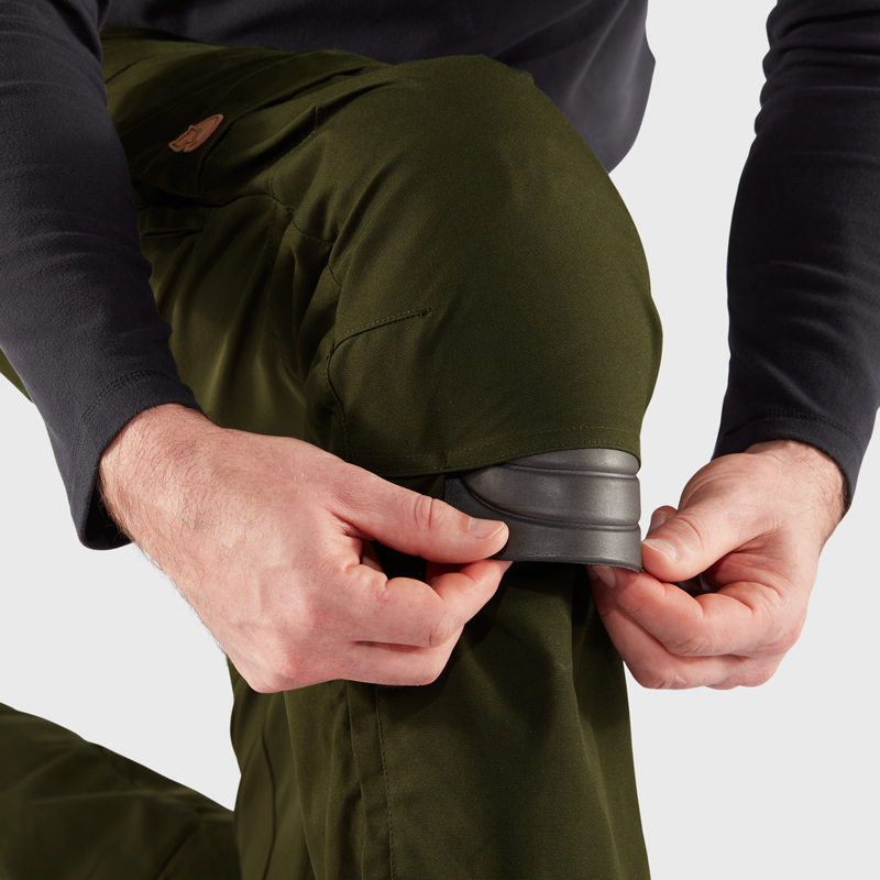 Fjallraven Lappland Hybrid Trousers Mens in Dark Olive-11