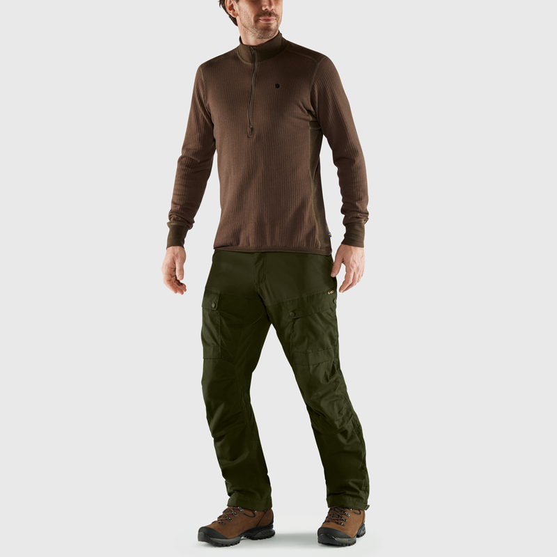 Fjallraven Lappland Hybrid Trousers Mens in Dark Olive-5