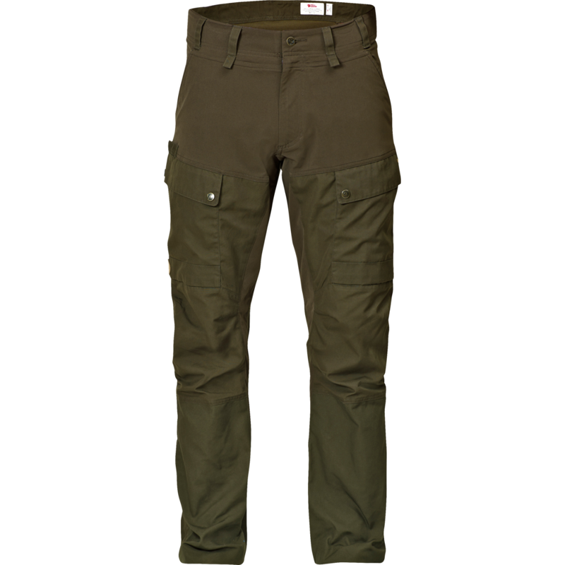 Fjallraven Lappland Hybrid Trousers Mens in Dark Olive