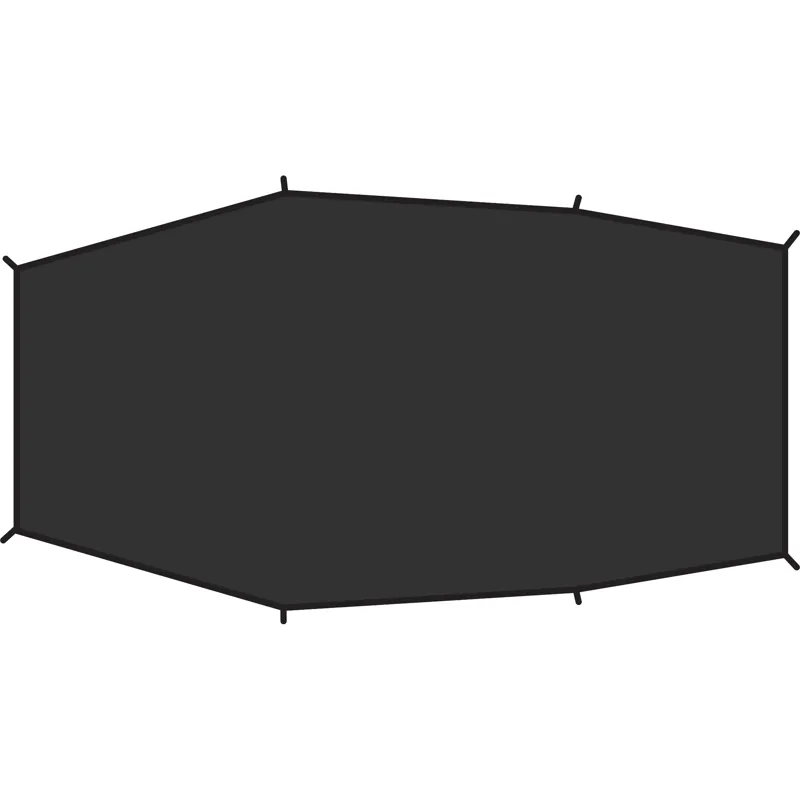 Fjallraven Lite 3 Footprint in Black