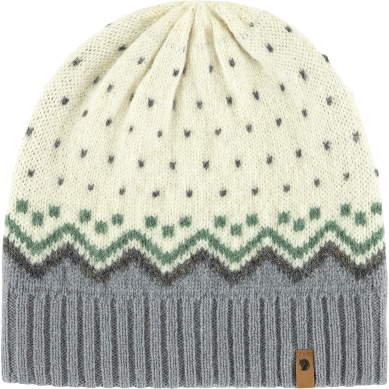 Fjallraven Ovik Knit Hat in Chalk White-2