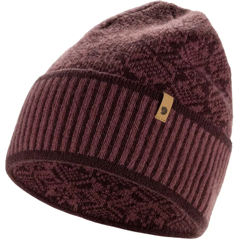 Fjallraven Snow Beanie in Port