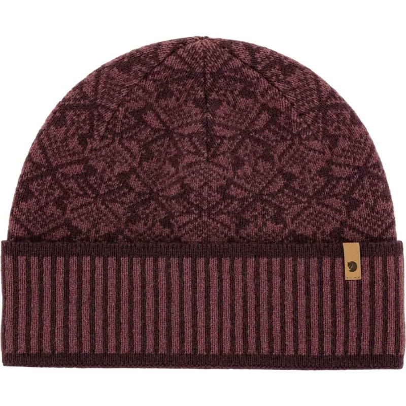 Fjallraven Snow Beanie in Port-2