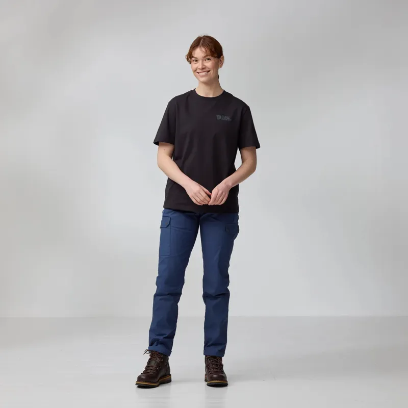 Fjallraven Heavy Classic T-Shirt Womens in Dusty Rose-2