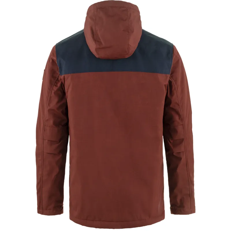 Fjallraven Greenland Winter Jacket Mens in Maroon Dark Navy