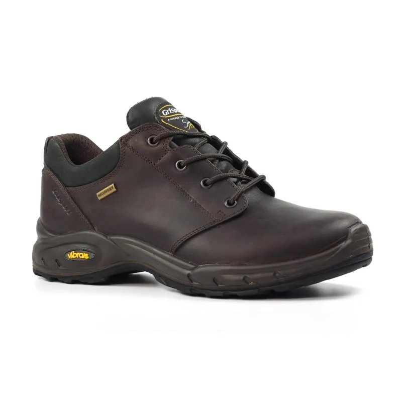 Grisport Exmoor II Waterproof Leather Walking Shoe in Brown