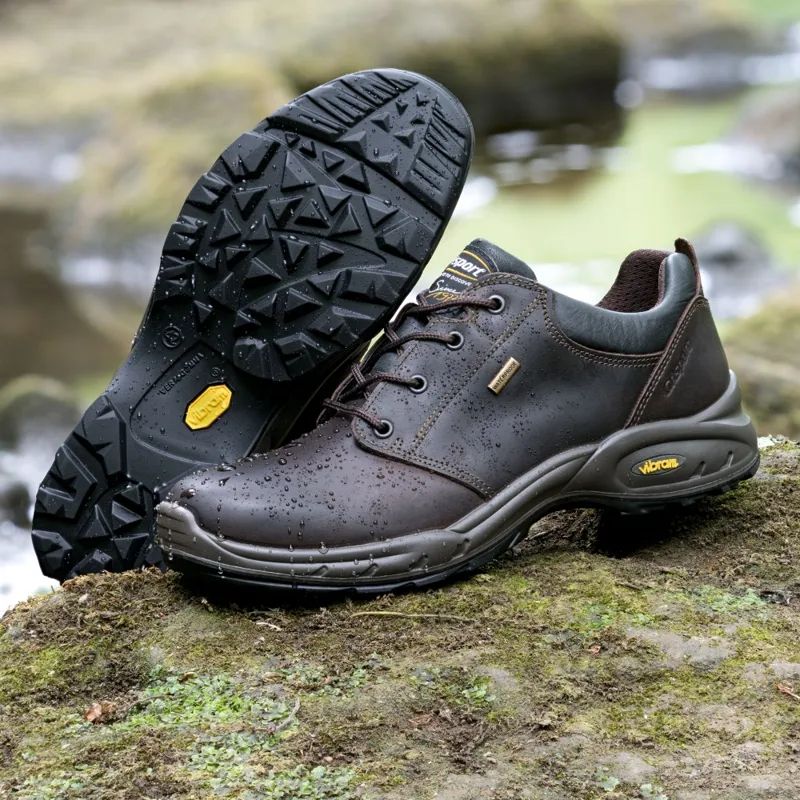 Grisport Exmoor II Waterproof Leather Walking Shoe in Brown-1