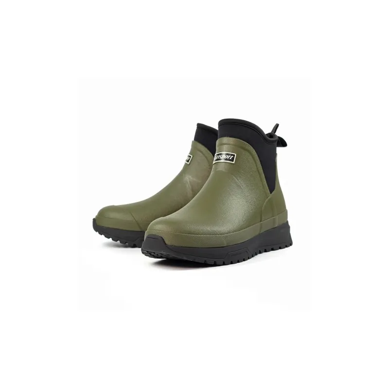 Grisport Mudmate Short Wellington in Green-2