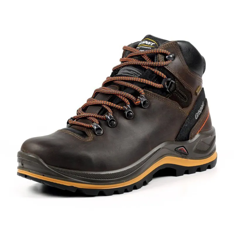 Grisport Pyke Wide Fit Boot Mens in Brown-3