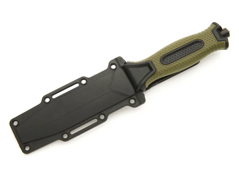 Whitby Sheath Knife Green/Black Handle-1