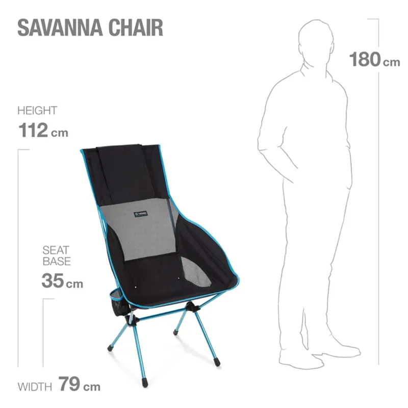 Helinox Savanna Chair in Black-6