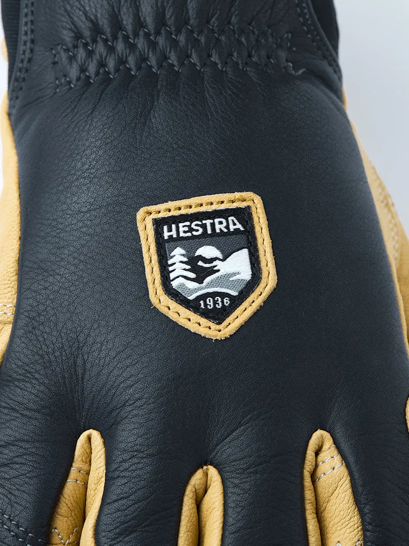 Hestra Ergo Grip Incline 5 Finger in Grey/Natural Brown-4