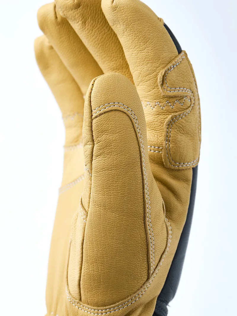Hestra Ergo Grip Incline 5 Finger in Grey/Natural Brown-3