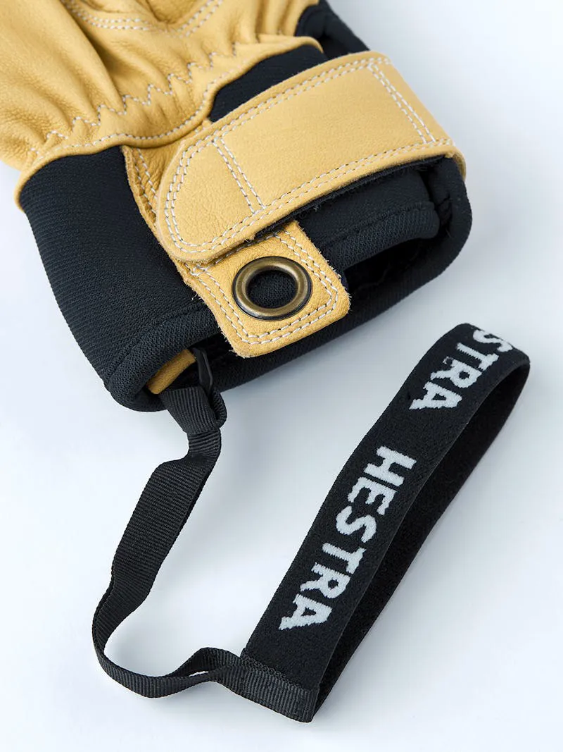 Hestra Ergo Grip Incline 5 Finger in Grey/Natural Brown-2