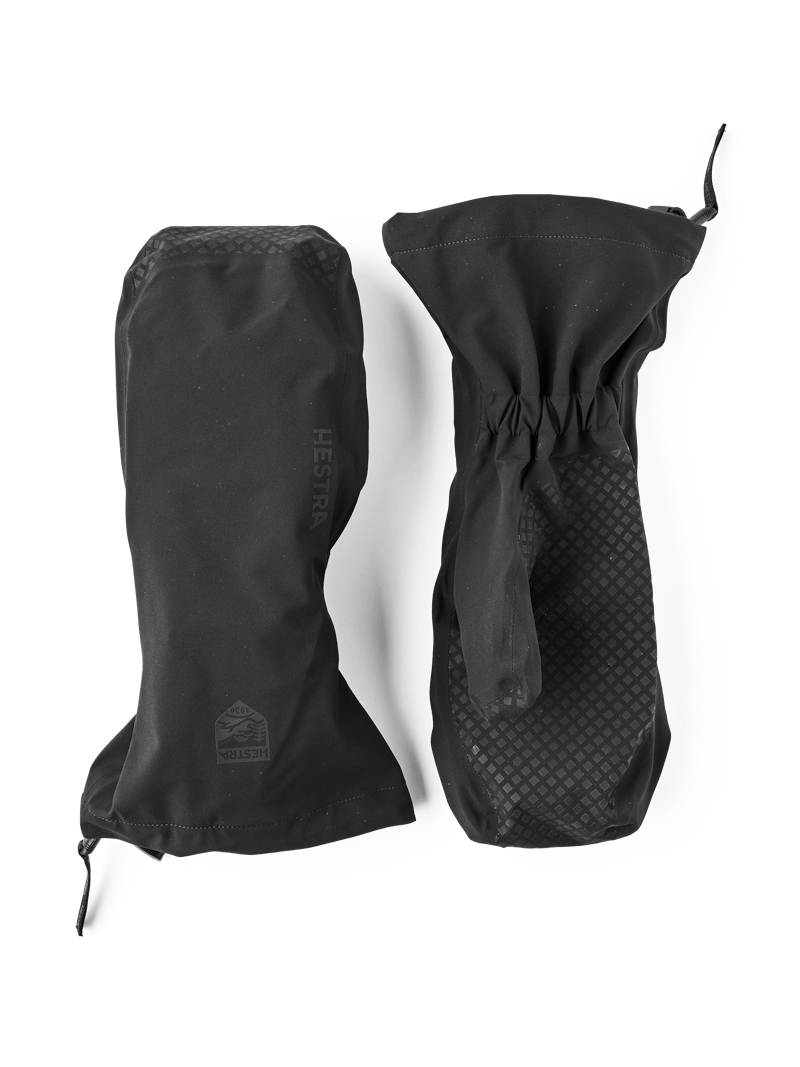 Hestra Seam Sealed Shell Waterproof Mitt in Black