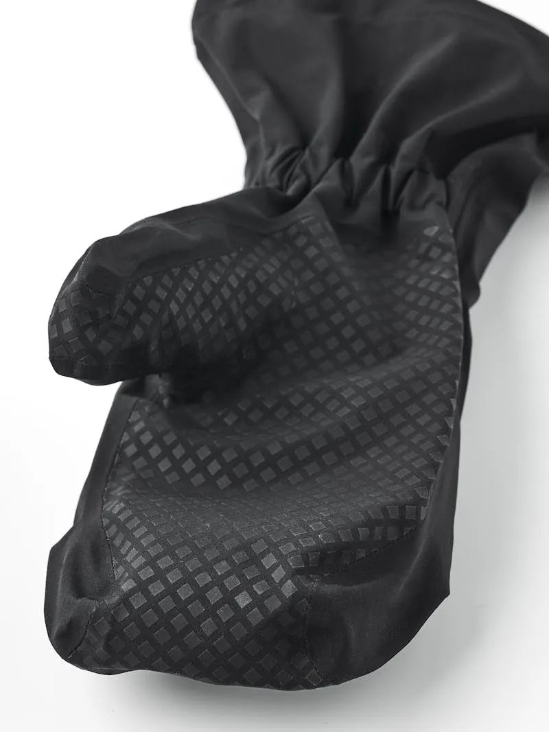 Hestra Seam Sealed Shell Waterproof Mitt in Black-1