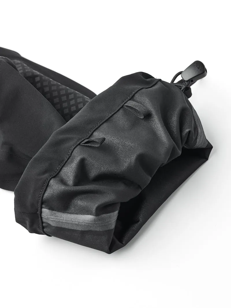 Hestra Seam Sealed Shell Waterproof Mitt in Black-2