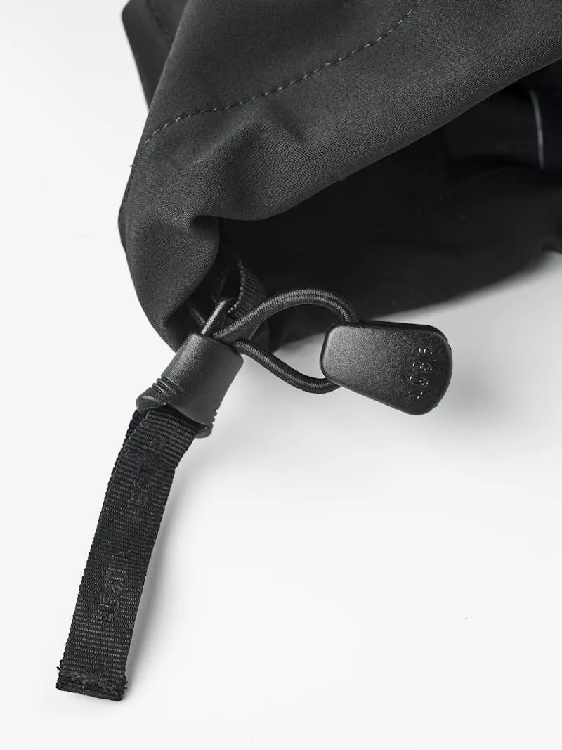Hestra Seam Sealed Shell Waterproof Mitt in Black-3