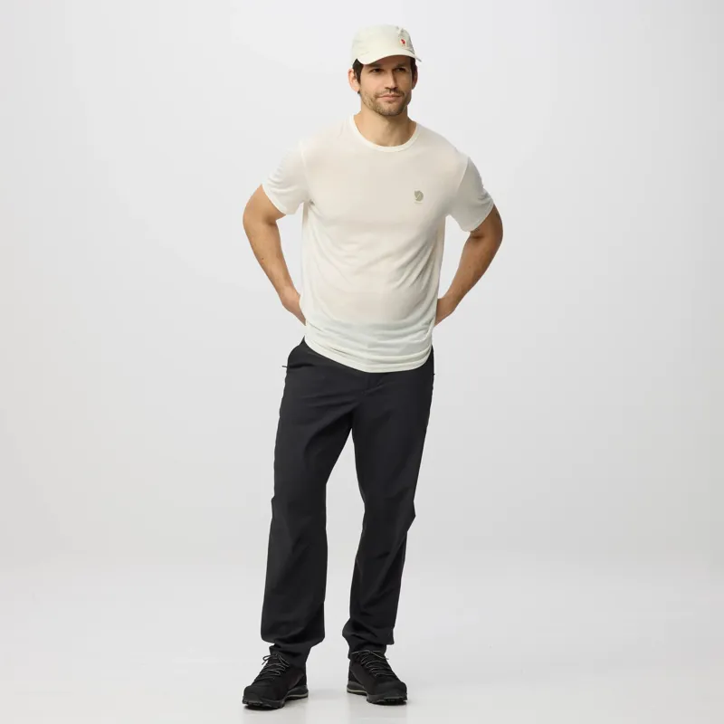 Fjallraven High Coast Short Sleeve Shirt Mens in Navy-2