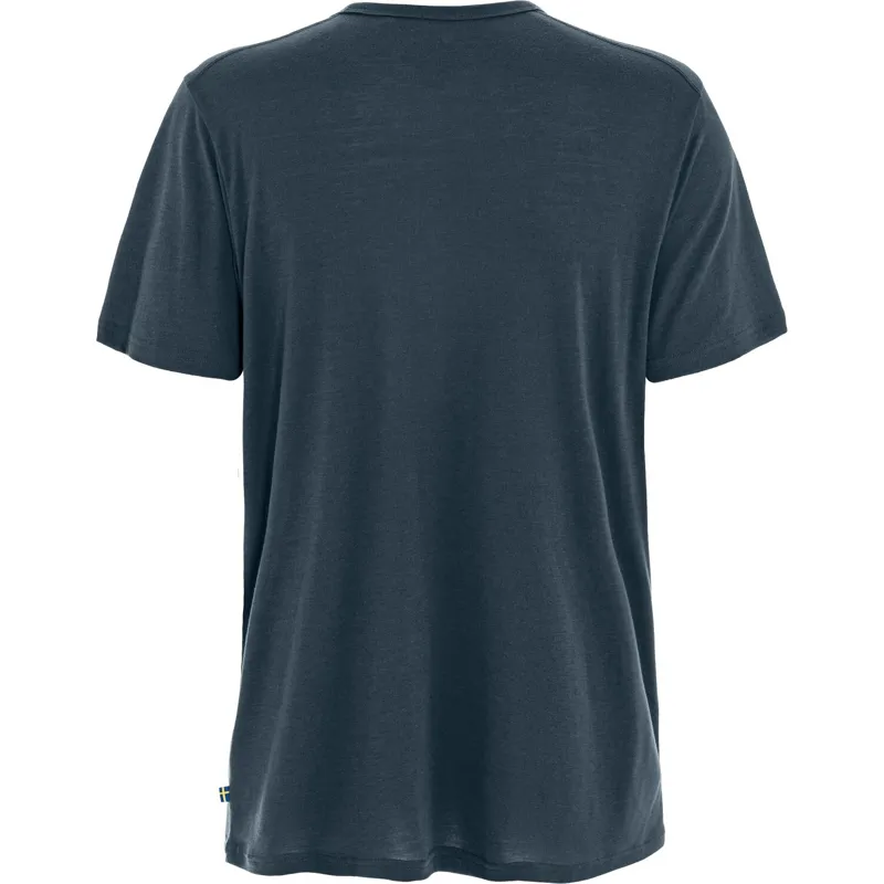 Fjallraven High Coast Short Sleeve Shirt Mens in Navy-1