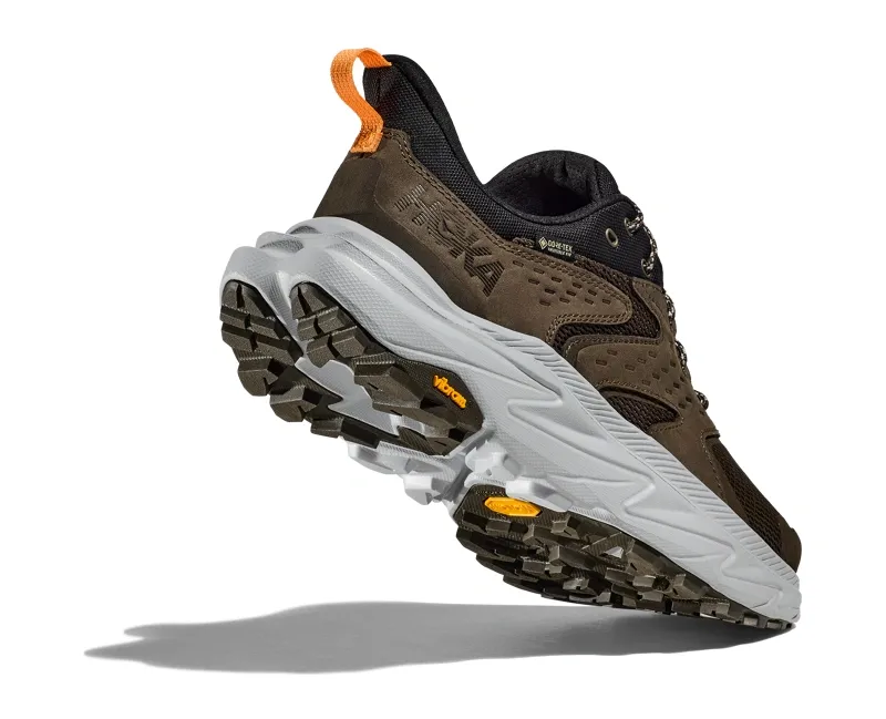 Hoka Anacapa 2 Low GTX Hiking Shoe Mens in Deep Umber/Stardust-2