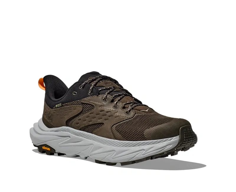 Hoka Anacapa 2 Low GTX Hiking Shoe Mens in Deep Umber/Stardust-6