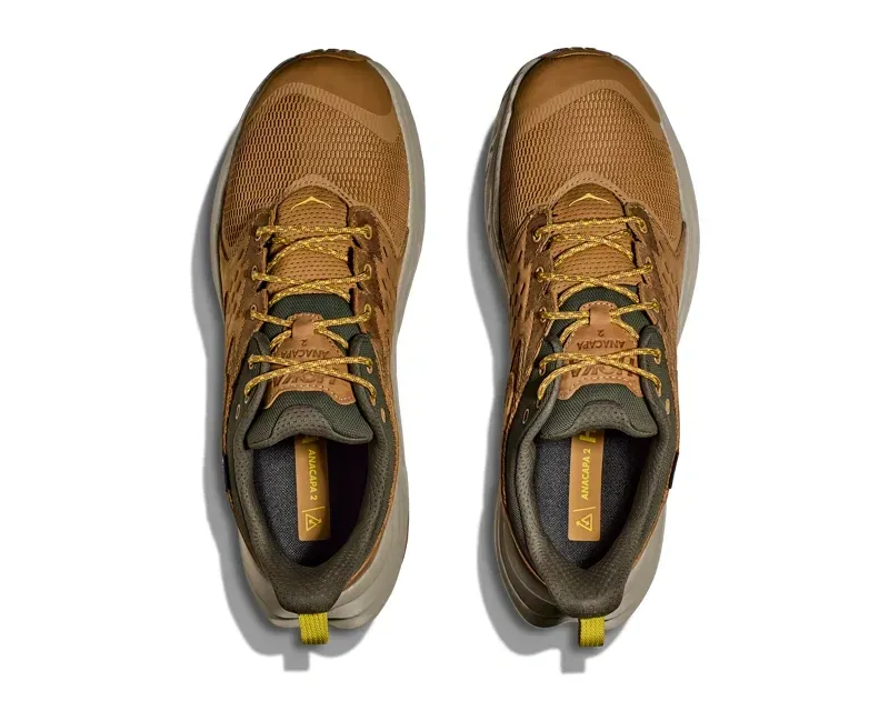 Hoka Anacapa 2 Low GTX Hiking Shoe Mens in Honey/Barley-3