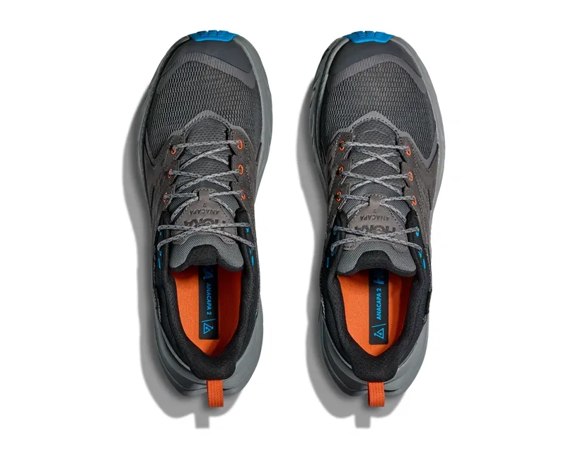 Hoka Anacapa 2 Low GTX Hiking Shoe Mens in Satellite Grey/Black-3