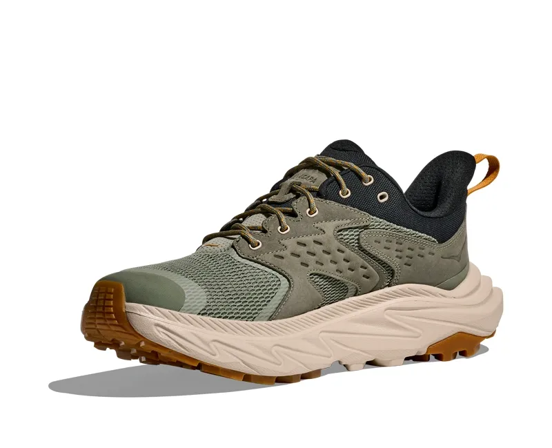 Hoka Anacapa 2 Low GTX Hiking Shoe Mens in Sea Moss/Oatmeal-4