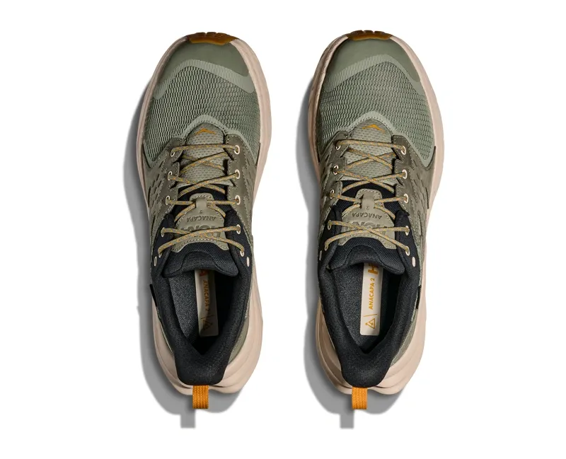 Hoka Anacapa 2 Low GTX Hiking Shoe Mens in Sea Moss/Oatmeal-3