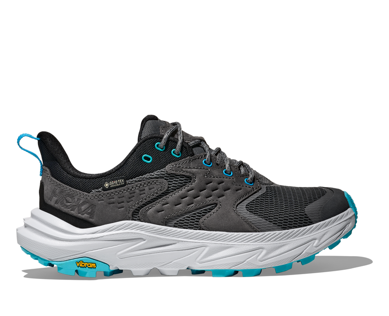 Hoka Anacapa 2 Low GTX Hiking Shoes Womens in Satellite Grey/Sea Ice