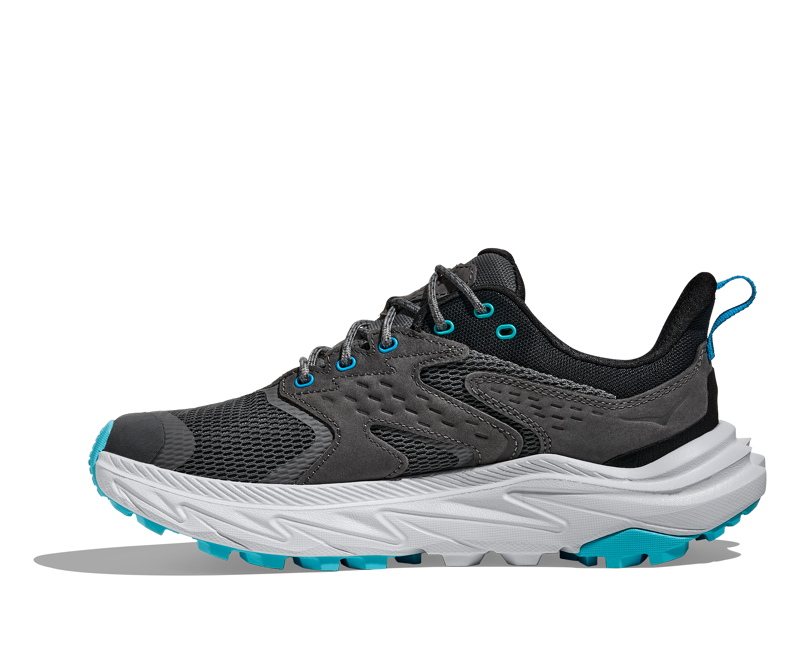 Hoka Anacapa 2 Low GTX Hiking Shoes Womens in Satellite Grey/Sea Ice-3
