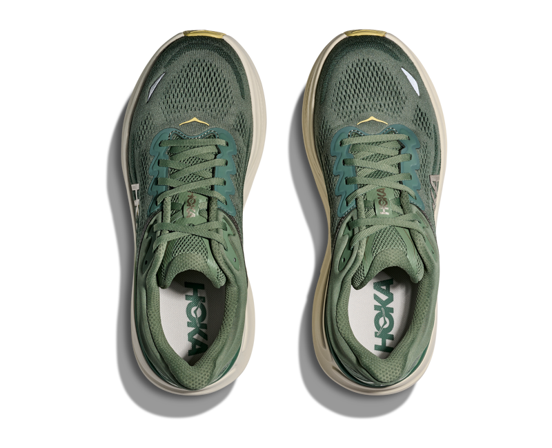 Hoka Bondi 9 Mens in Succulent/Fern-6