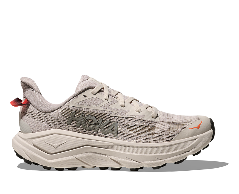 Hoka Challenger 8 Womens in Stucco/Asphalt/Grey