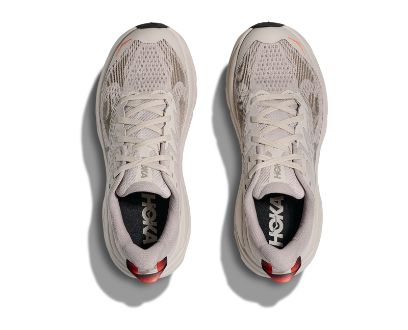Hoka Challenger 8 Womens in Stucco/Asphalt/Grey-6