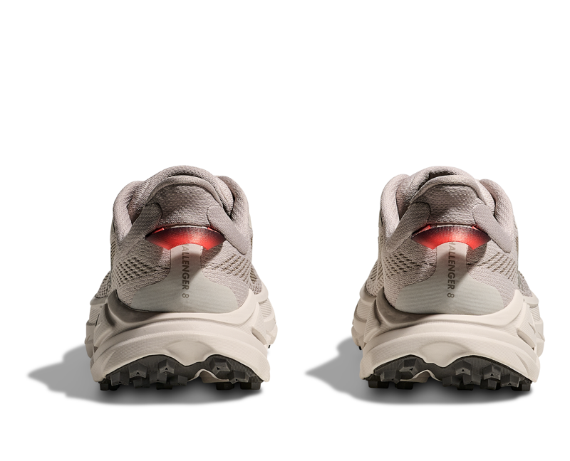 Hoka Challenger 8 Womens in Stucco/Asphalt/Grey-5