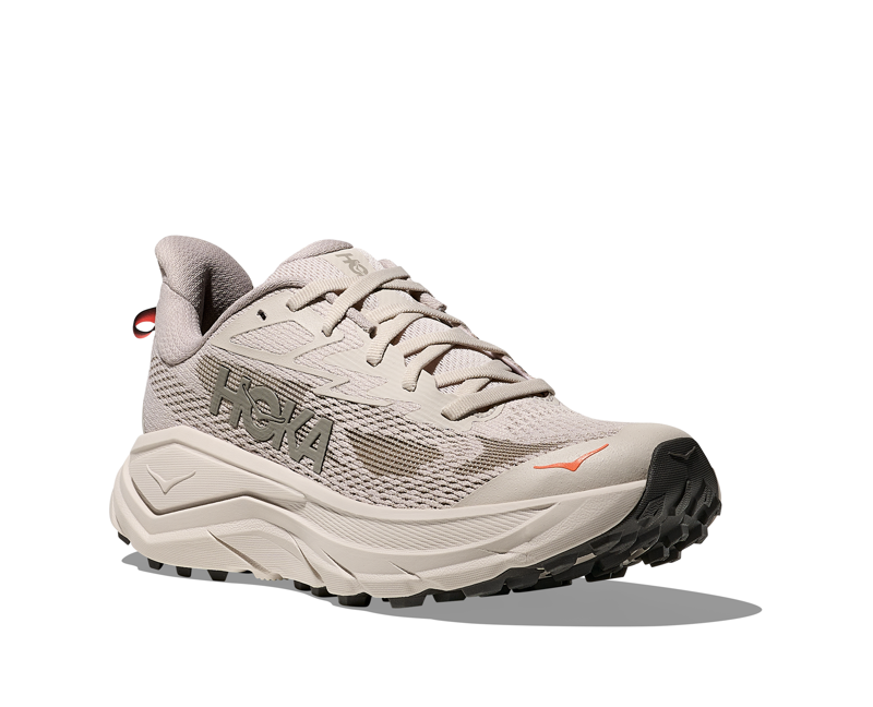 Hoka Challenger 8 Womens in Stucco/Asphalt/Grey-4