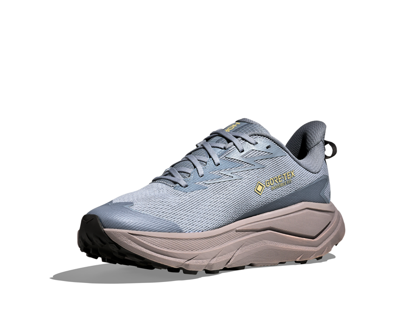 Hoka Challenger 8 Gore-Tex Mens in Washed Blue/Cement-4