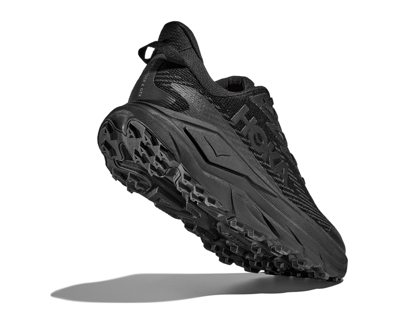 Hoka Challenger 8 Gore-Tex Mens in Black/Carbon Black-2
