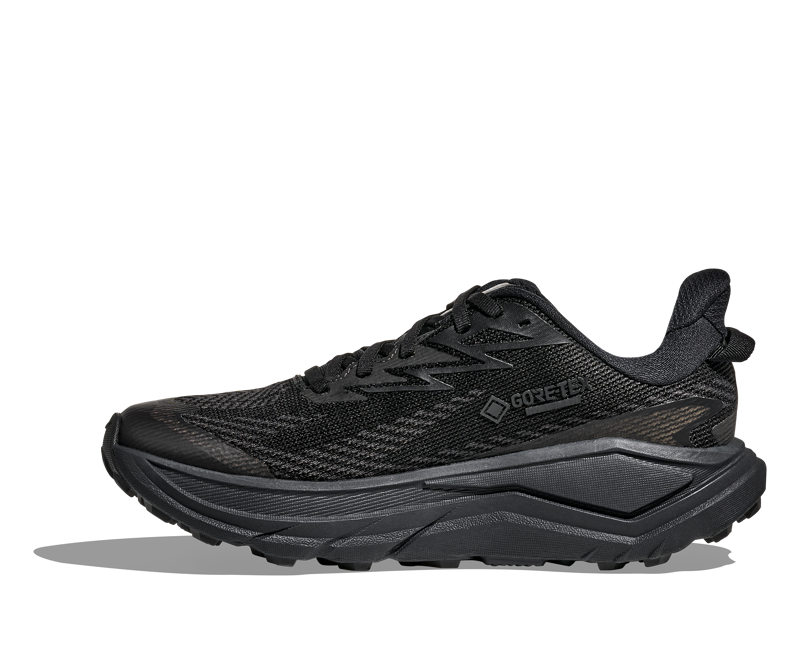 Hoka Challenger 8 Gore-Tex Womens in Black/Carbon Black-3